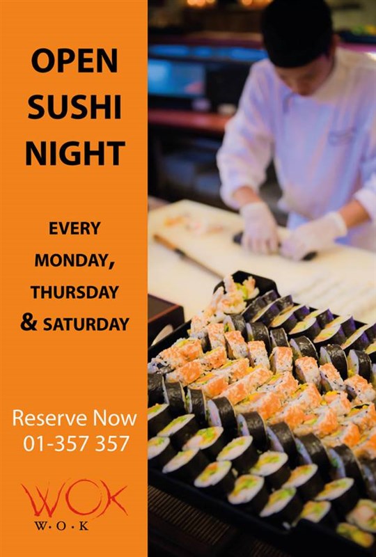 Sushi Night at Wok Wok 