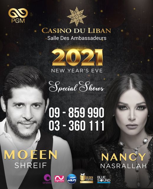 New year's eve at Casino Du Liban 