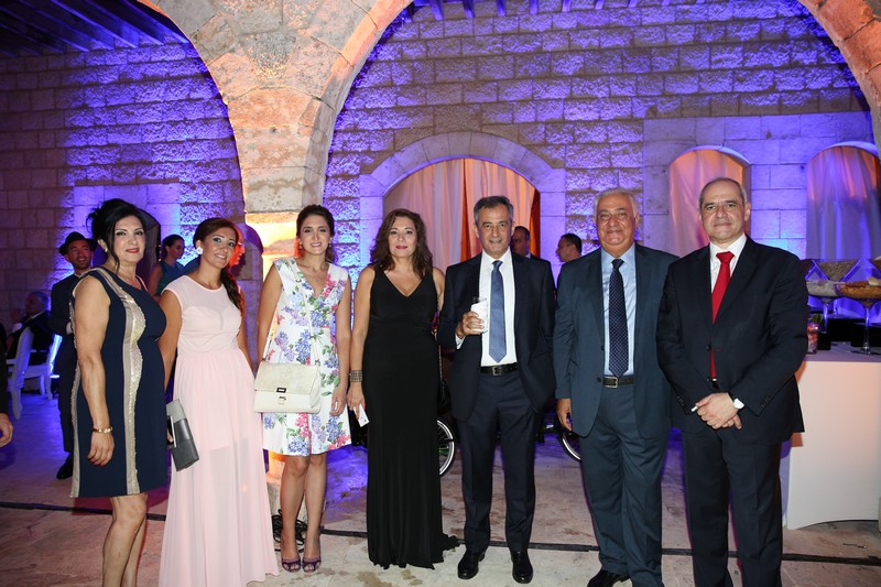 Liza, Claudia and Sabine Chamaa, Marleine Cordahi, Me Elie Cordahi, Me. Roger Chamaa, Dr. Melhem Khalaf