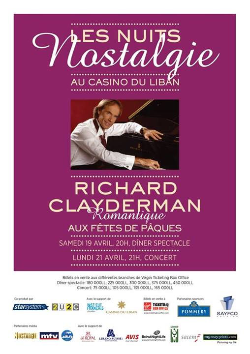 Richard Clayderman Au Casino Du Liban