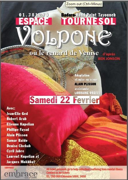 Volpone ou Le Renard De Venise