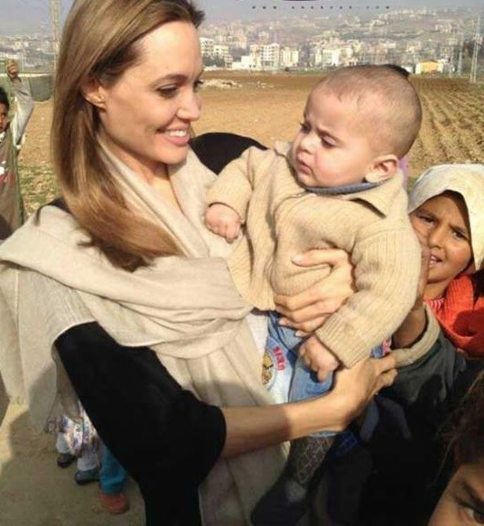Angelina Jolie in Zahle