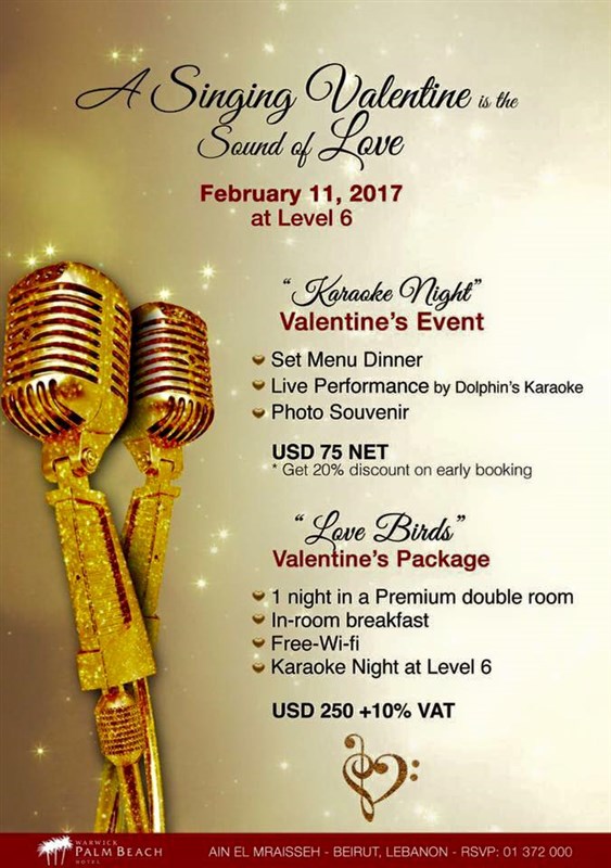 Valentine's Night at Warwick Palm Beach Hotel