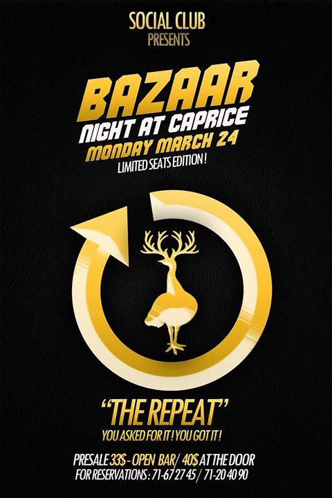 Bazaar Night Social Club NDU