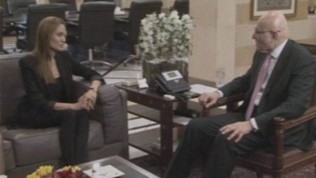 Angelina Jolie in Zahle