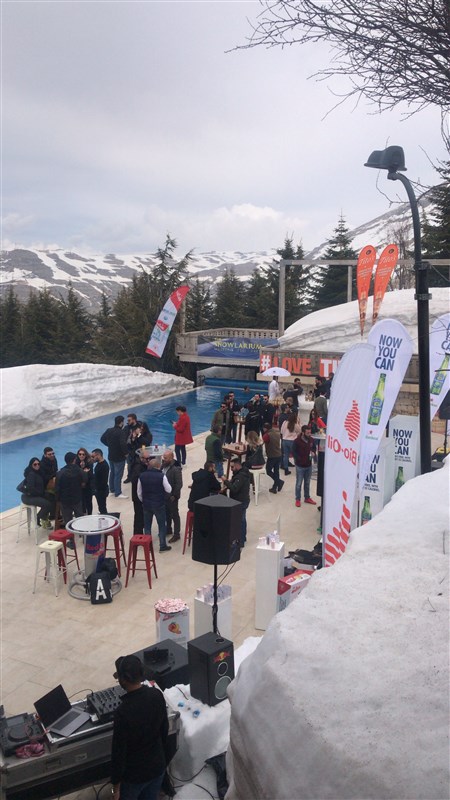 The Snowlarium Mountain Pool Party
