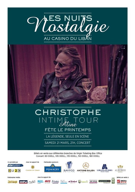 Christophe at Casino du Liban