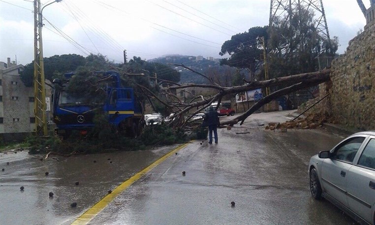 Violent Storm in Lebanon