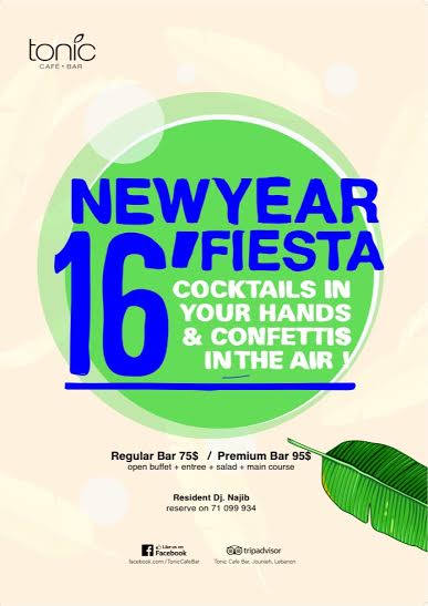 NYE 2016 at Tonic Bar