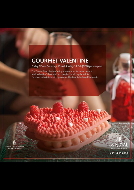 Gourmet Valentine at Titanic Piano Bar