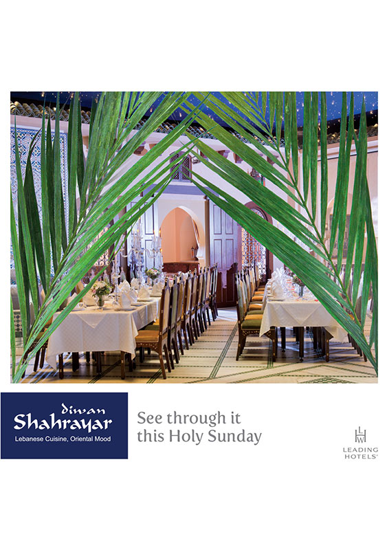 Palm Sunday at Diwan Shahrayar