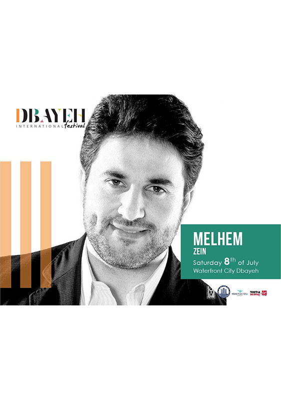 Melhem Zein at Dbayeh Int Festival