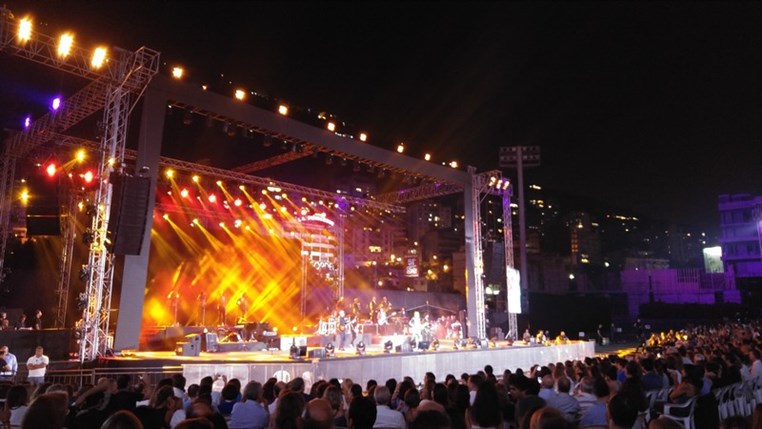 Johnny Hallyday at Jounieh Festival