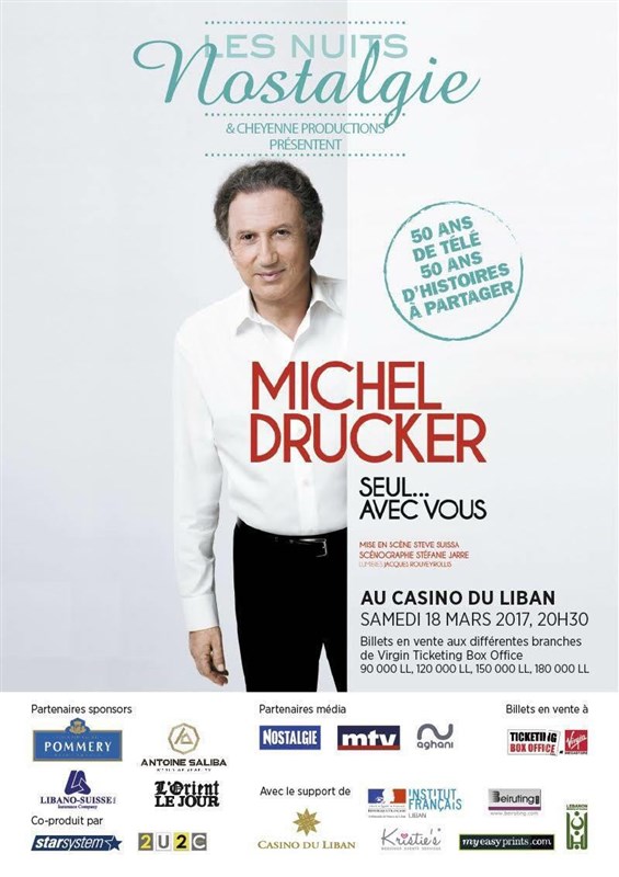 Michel Drucker au Casino Du Liban