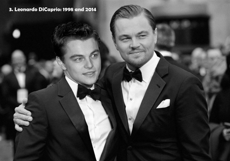 Timeless Oscar Stars Posing With Their Younger Selves