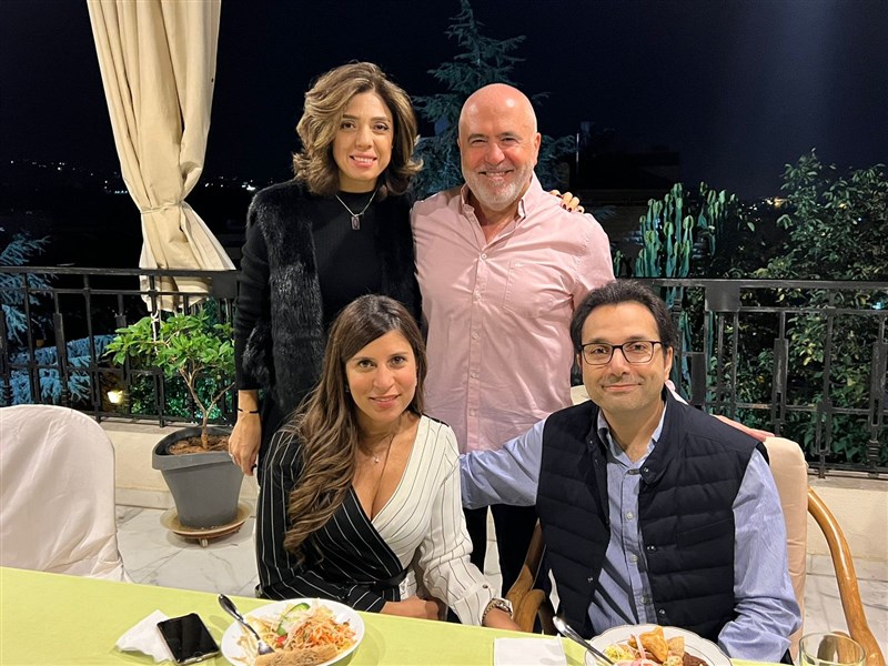 Lawyer Jamila Filfili and Albert Noujeim Private Dinner