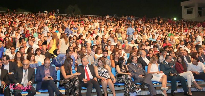 Wael Kfoury & Najwa Karam at Kobayat Festival