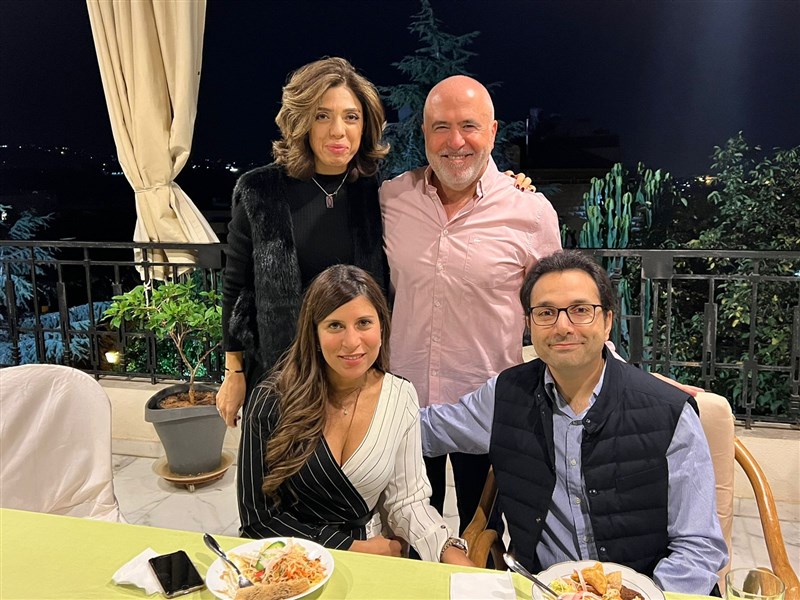 Lawyer Jamila Filfili and Albert Noujeim Private Dinner