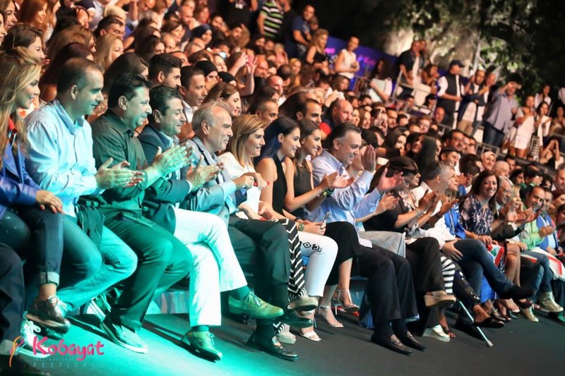 Wael Kfoury & Najwa Karam at Kobayat Festival