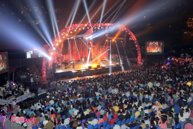Wael Kfoury & Najwa Karam at Kobayat Festival
