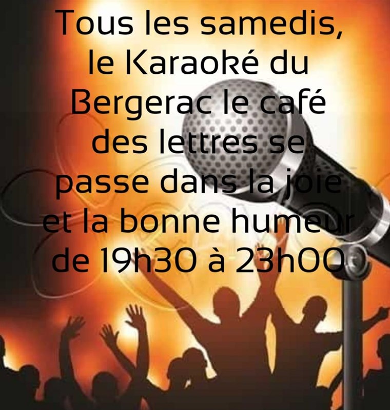 Karaoke night at Bergerac le Cafe 