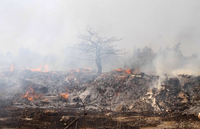 Massive fire in Chouf & Matn