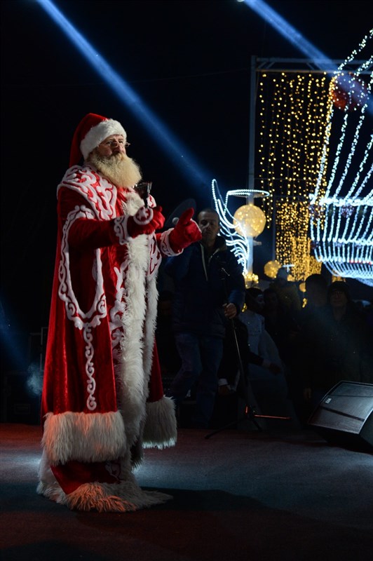 Becharre celebrating Christmas