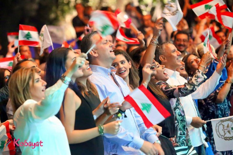 Wael Kfoury & Najwa Karam at Kobayat Festival