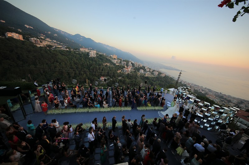 Global view from the religious ceremony