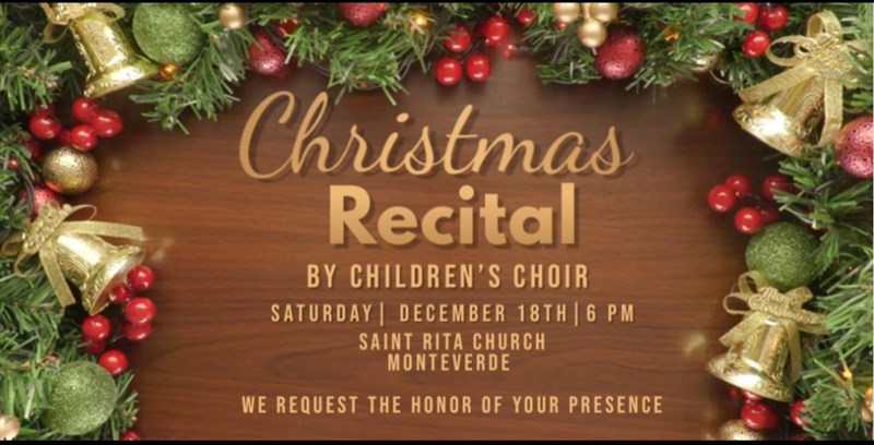 Christmas Recital by children's choir 