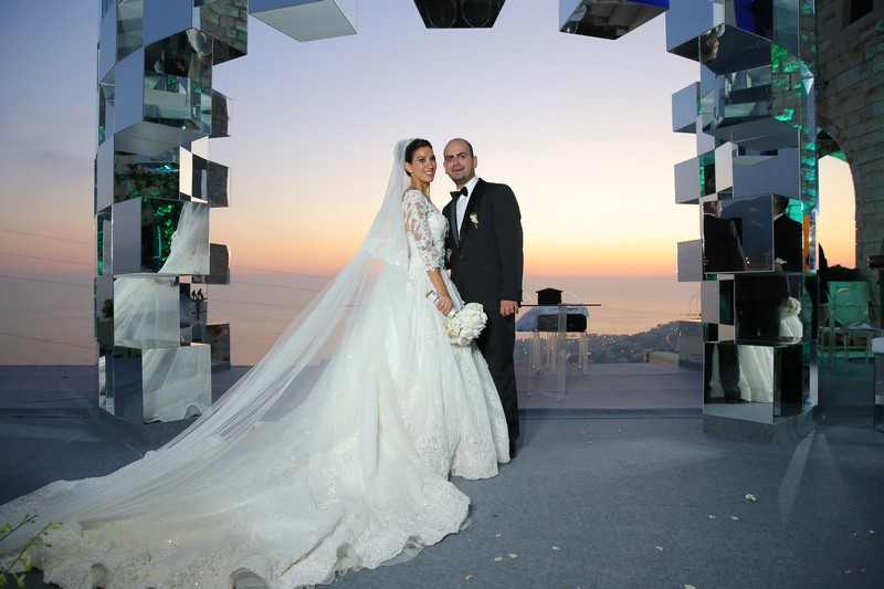 The groom and the bride