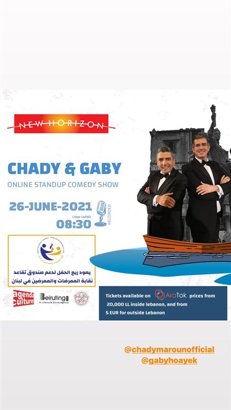 Chady and Gaby online stand up comedy show