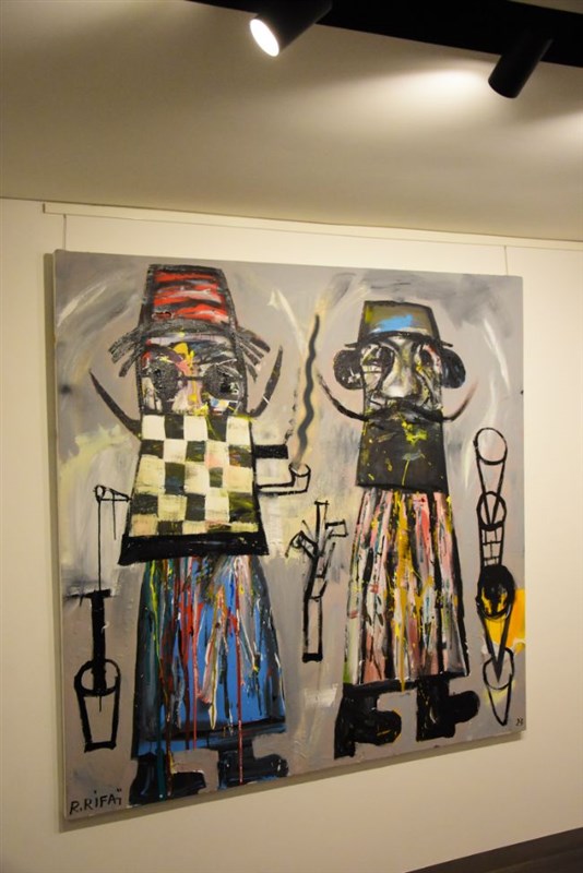 Raouf Rifai harmonizing colors exhibition
