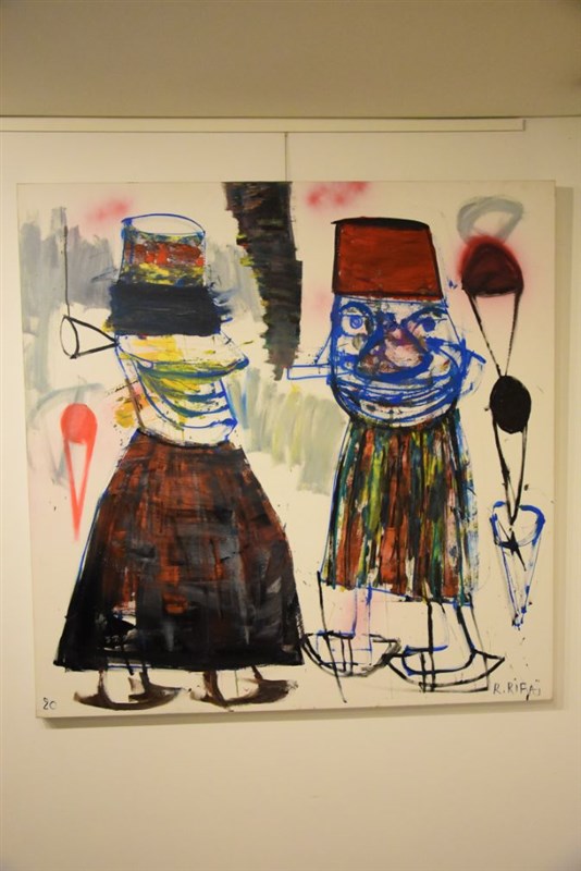 Raouf Rifai harmonizing colors exhibition