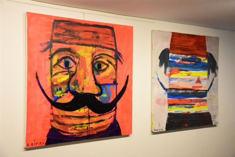 Raouf Rifai harmonizing colors exhibition