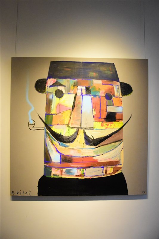 Raouf Rifai harmonizing colors exhibition