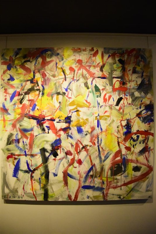 Raouf Rifai harmonizing colors exhibition
