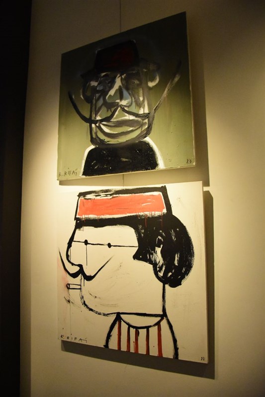 Raouf Rifai harmonizing colors exhibition