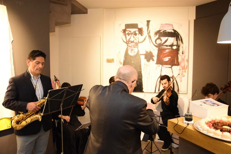 Raouf Rifai harmonizing colors exhibition