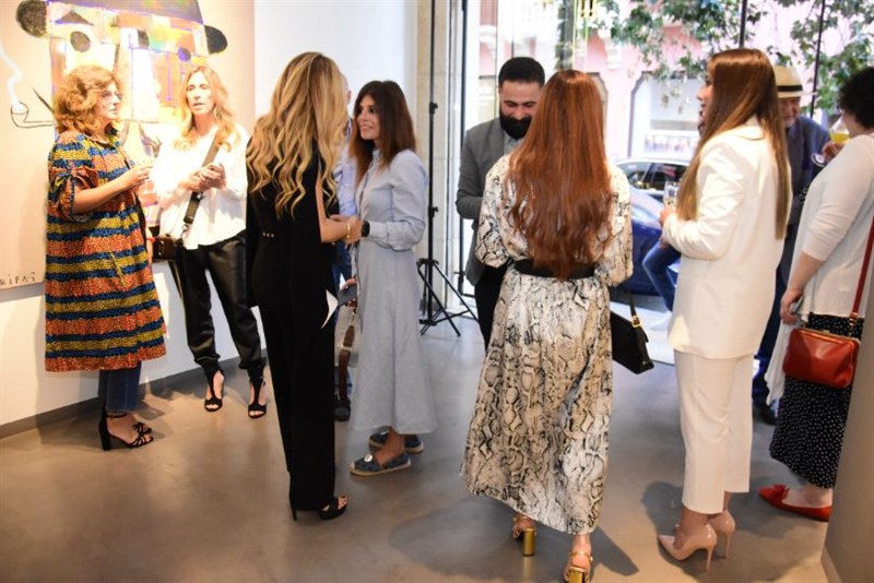 Raouf Rifai harmonizing colors exhibition