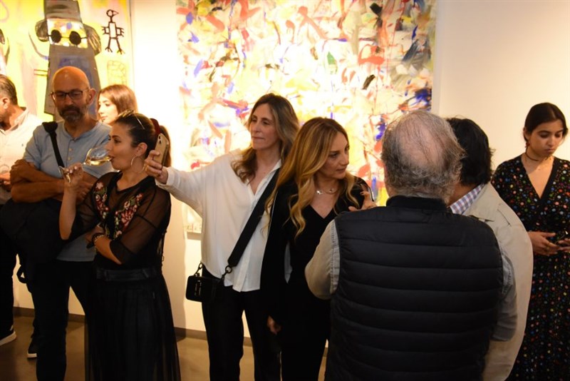 Raouf Rifai harmonizing colors exhibition