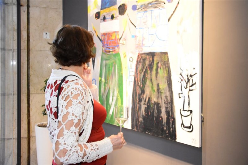 Raouf Rifai harmonizing colors exhibition