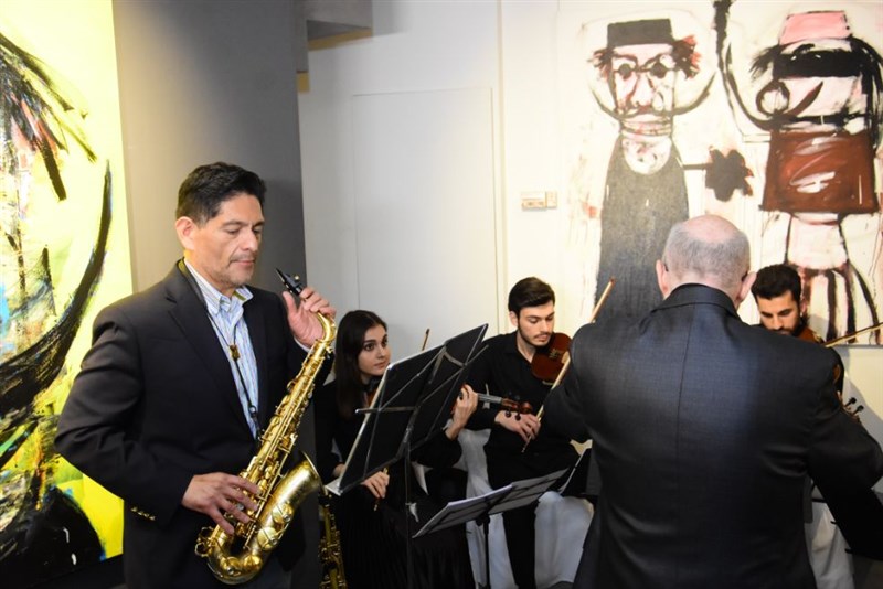 Raouf Rifai harmonizing colors exhibition