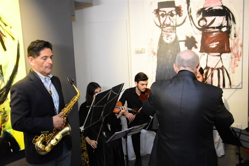 Raouf Rifai harmonizing colors exhibition