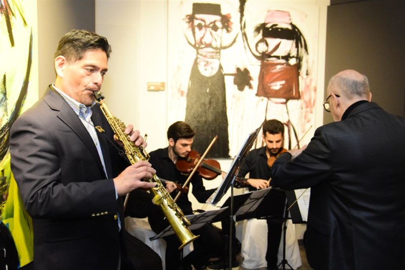 Raouf Rifai harmonizing colors exhibition