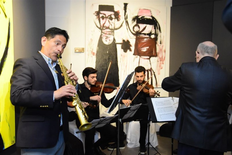 Raouf Rifai harmonizing colors exhibition