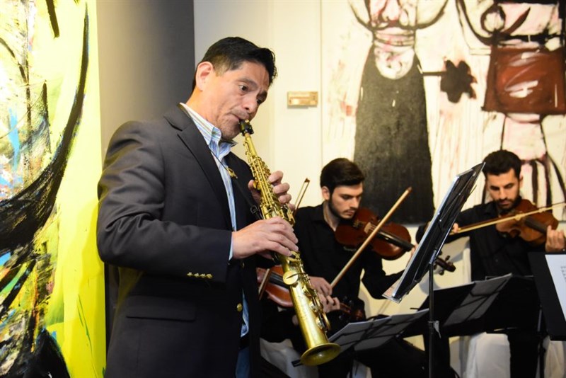 Raouf Rifai harmonizing colors exhibition