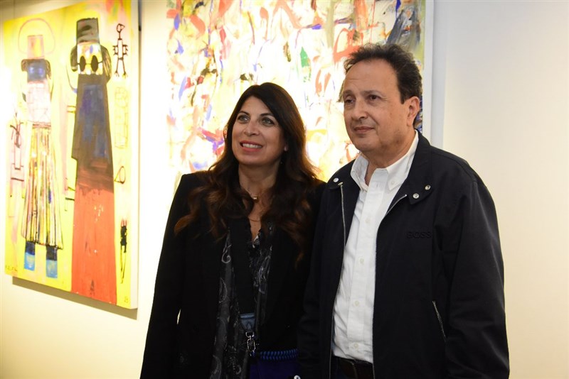 Raouf Rifai harmonizing colors exhibition