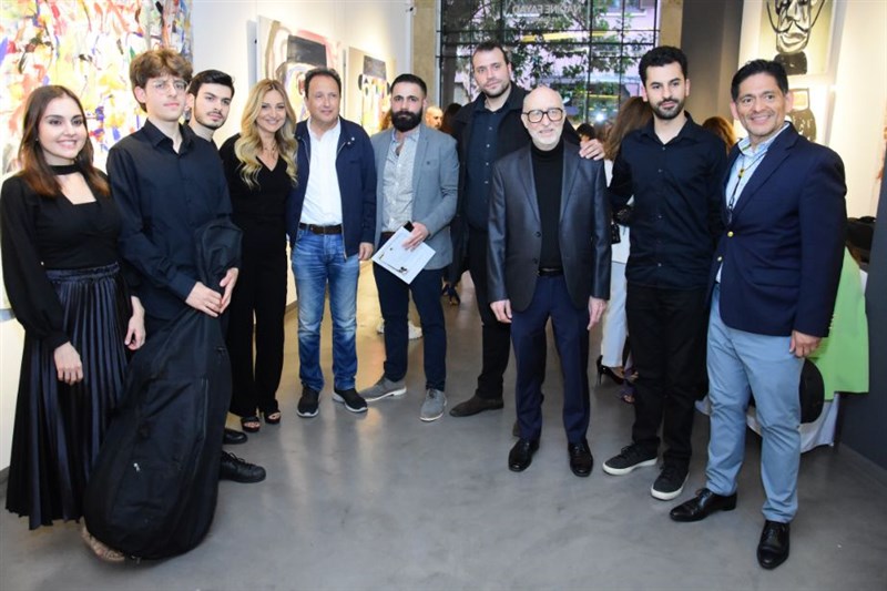 Raouf Rifai harmonizing colors exhibition