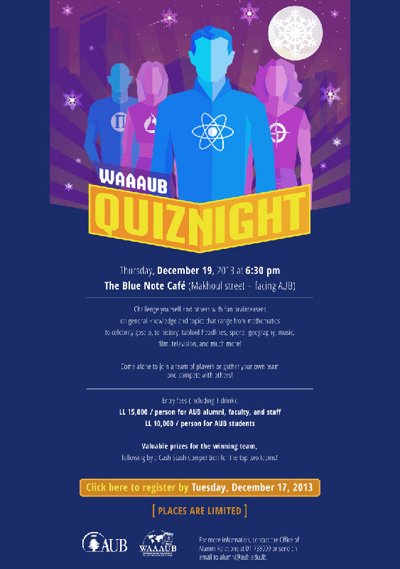 WAAAUB Quiz Night